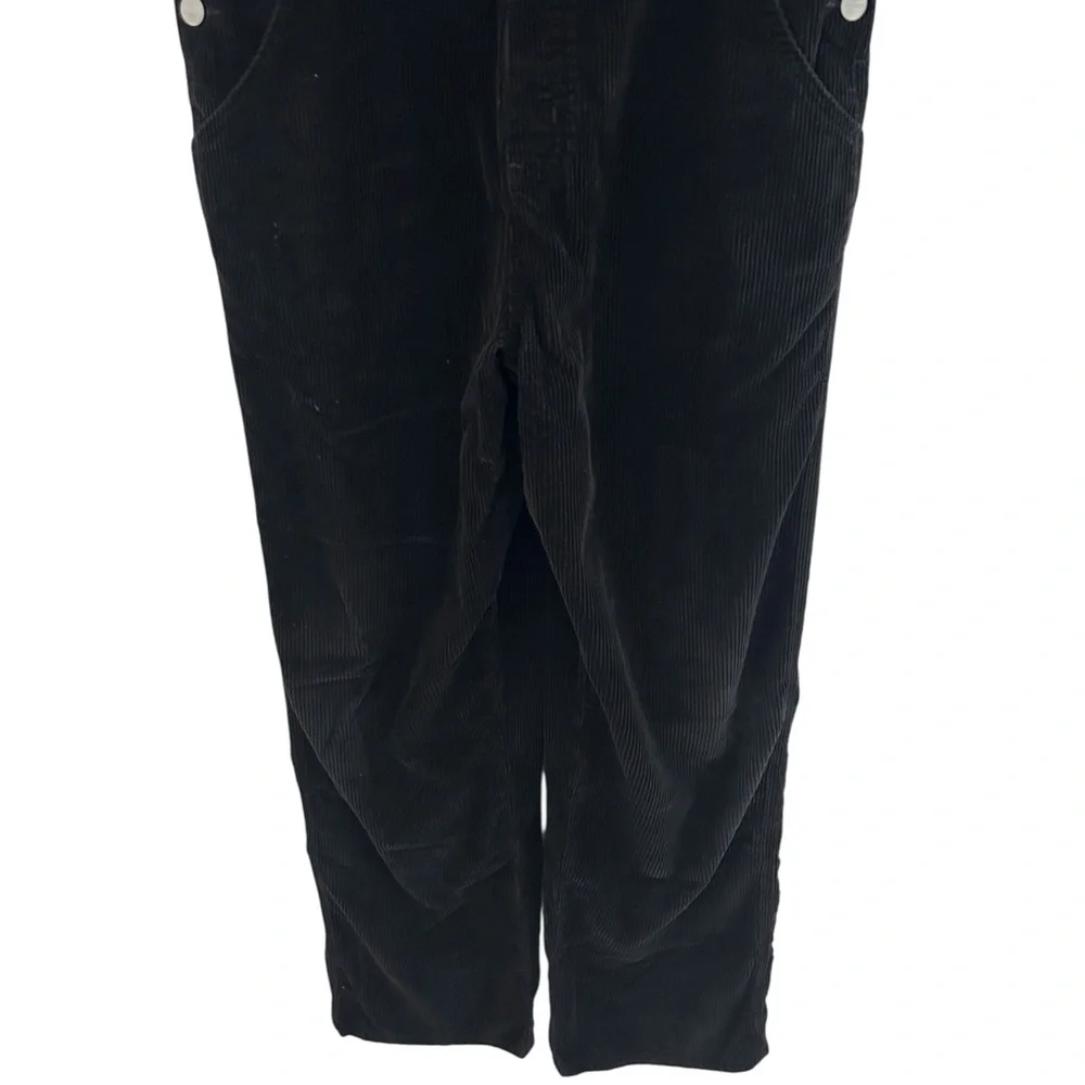 Carhartt WIP Bib Overalls Black Corduroy Size Medium - Picture 6 of 12